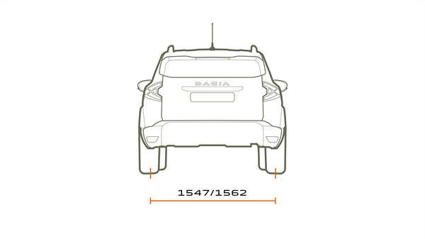 Dimensions - modularité - Dacia Duster 