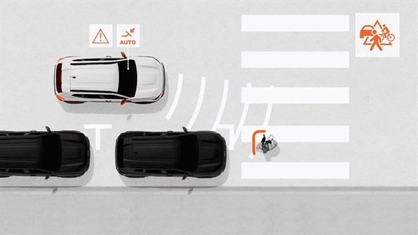 Dacia Duster - Freinage automatique d'urgence (AEBS)