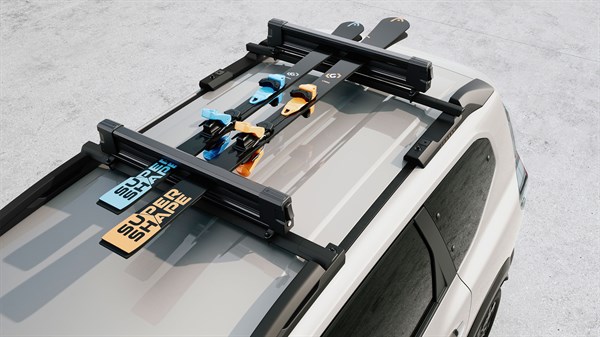 porte-skis sur barres transversales - Dacia Jogger